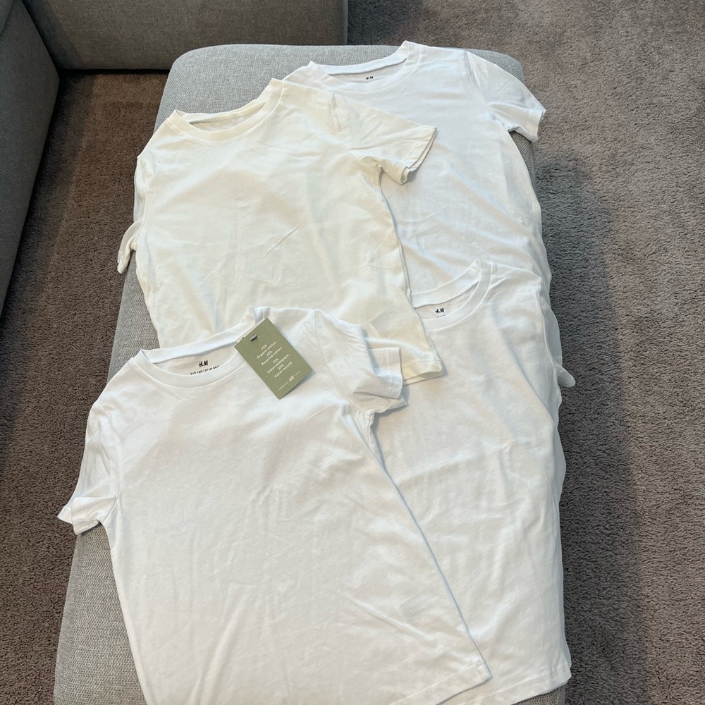 H&M Kid’s Short Sleeve Tee Lot 6X/7 Perfect to decorate!